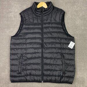 ZeroXposur Puffer Vest Men's XXL Black Puffy 2XL Full Zip